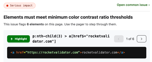 Issue elements